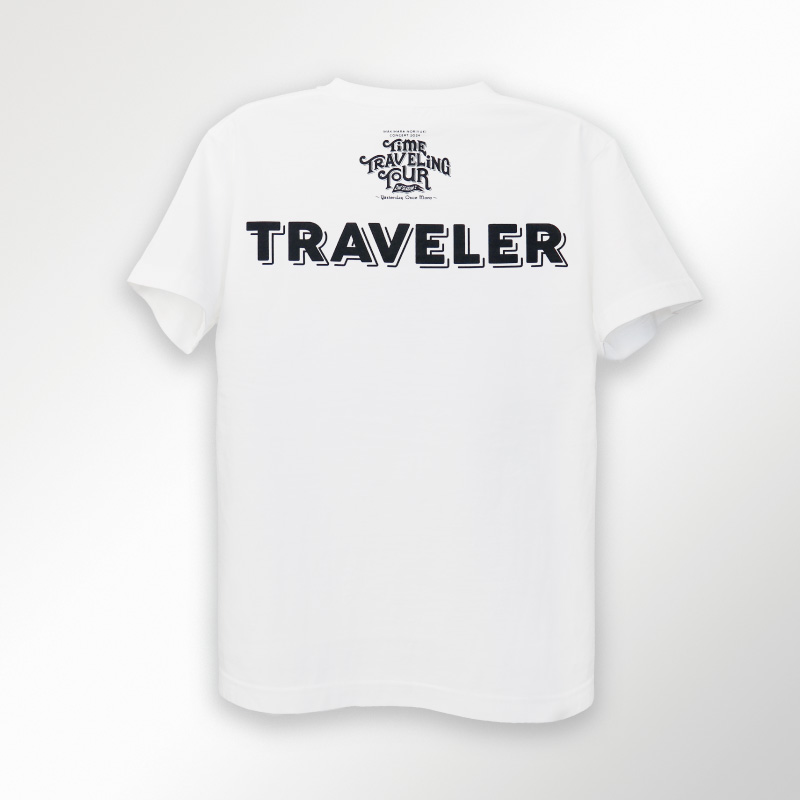 TRAVELER Tシャツ(ホワイト) | 槇原敬之オンラインストア TRAVELER Tシャツ(ホワイト) | 槇原敬之オンラインストア
