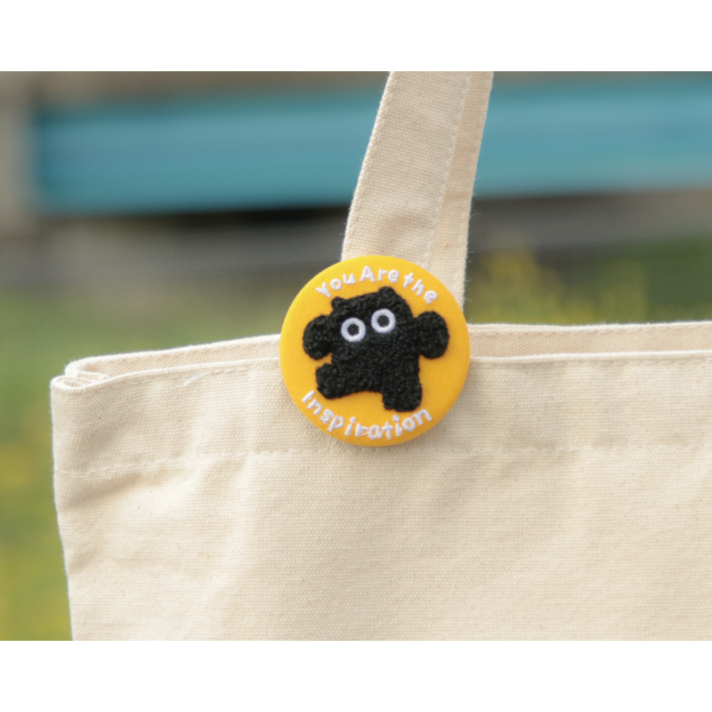 クロイコもこもこ刺繍缶バッジ | 槇原敬之オンラインストア